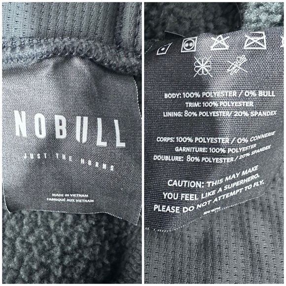 NoBull Fleece Cowl Neck Sleeveless Pullover [1900] - Picture 8 of 8